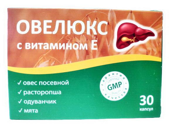 Овелюкс Гепакомб капс с витамином Е БАД N 30