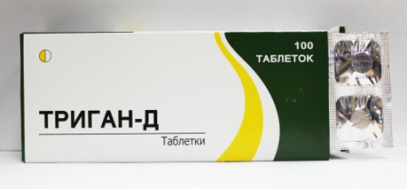 Триган-Д тб 500 мг N 100