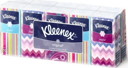 Kleenex original платки носовые спайка 10 шт N 10