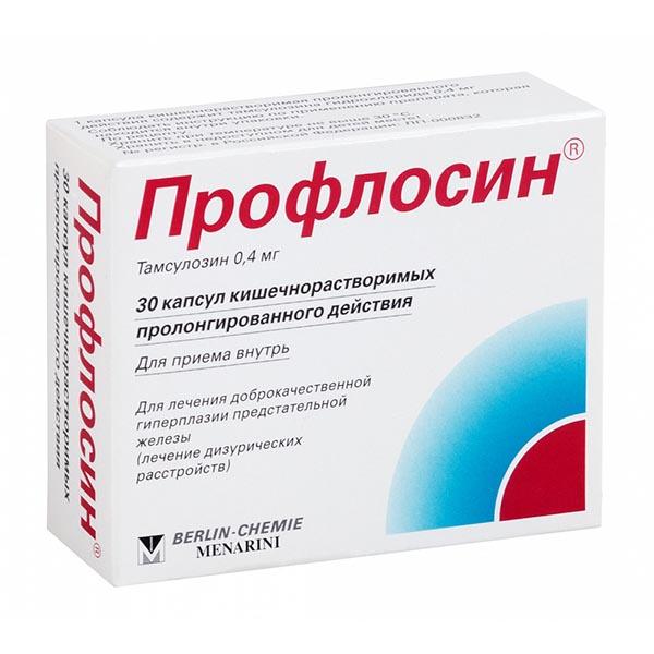 Профлосин капс пролонг действ кишеч раств 0,4 мг N 30