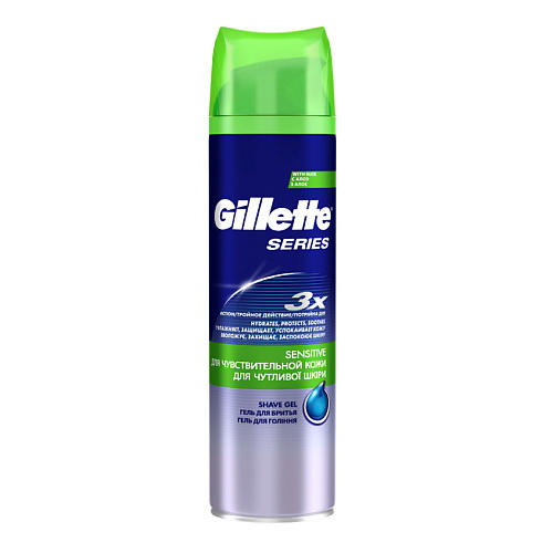 Gillette series гель для бритья для чувствительной кожи 200 мл