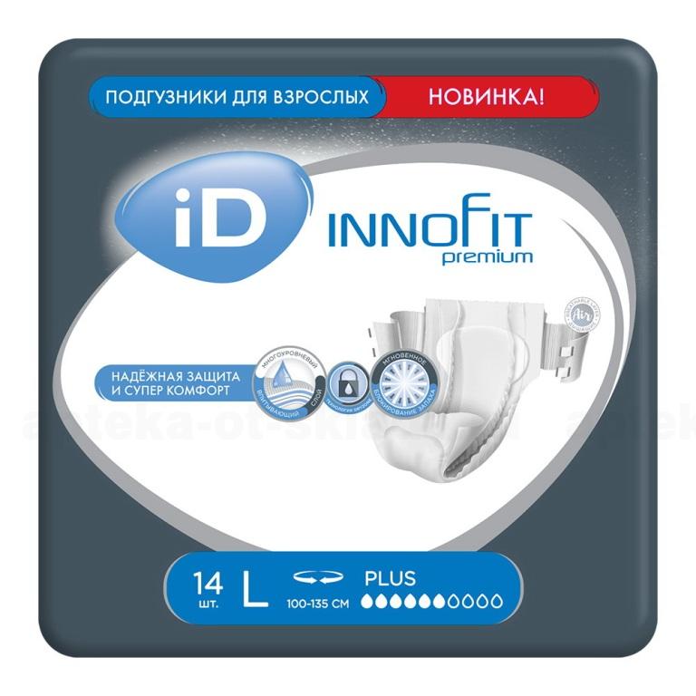 ID innofit premium подгузники для взрослых L (100-135 см) N 14