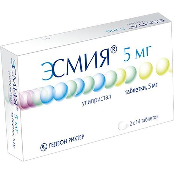 Эсмия тб 5 мг N 28