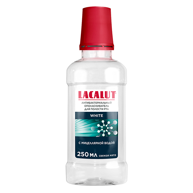 Lacalut white антибактериальный ополаскиватель д/полости рта 250 мл N 1