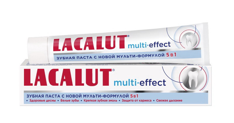 Lacalut зубная паста мультиэффект 75мл