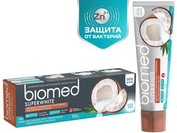 Biomed зубная паста Superwhite супервайт отбеливающая 100 г