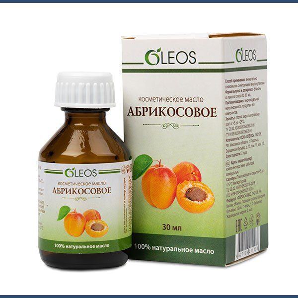 Олеос косметическое масло абрикосовое с витаминно-антиоксидантным комплексом 30 мл