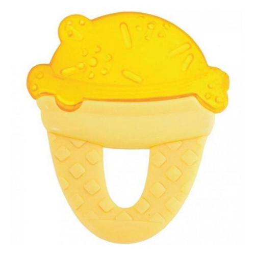 Chicco игрушка-прорезыватель Fresh Relax Мороженое желтое +4мес