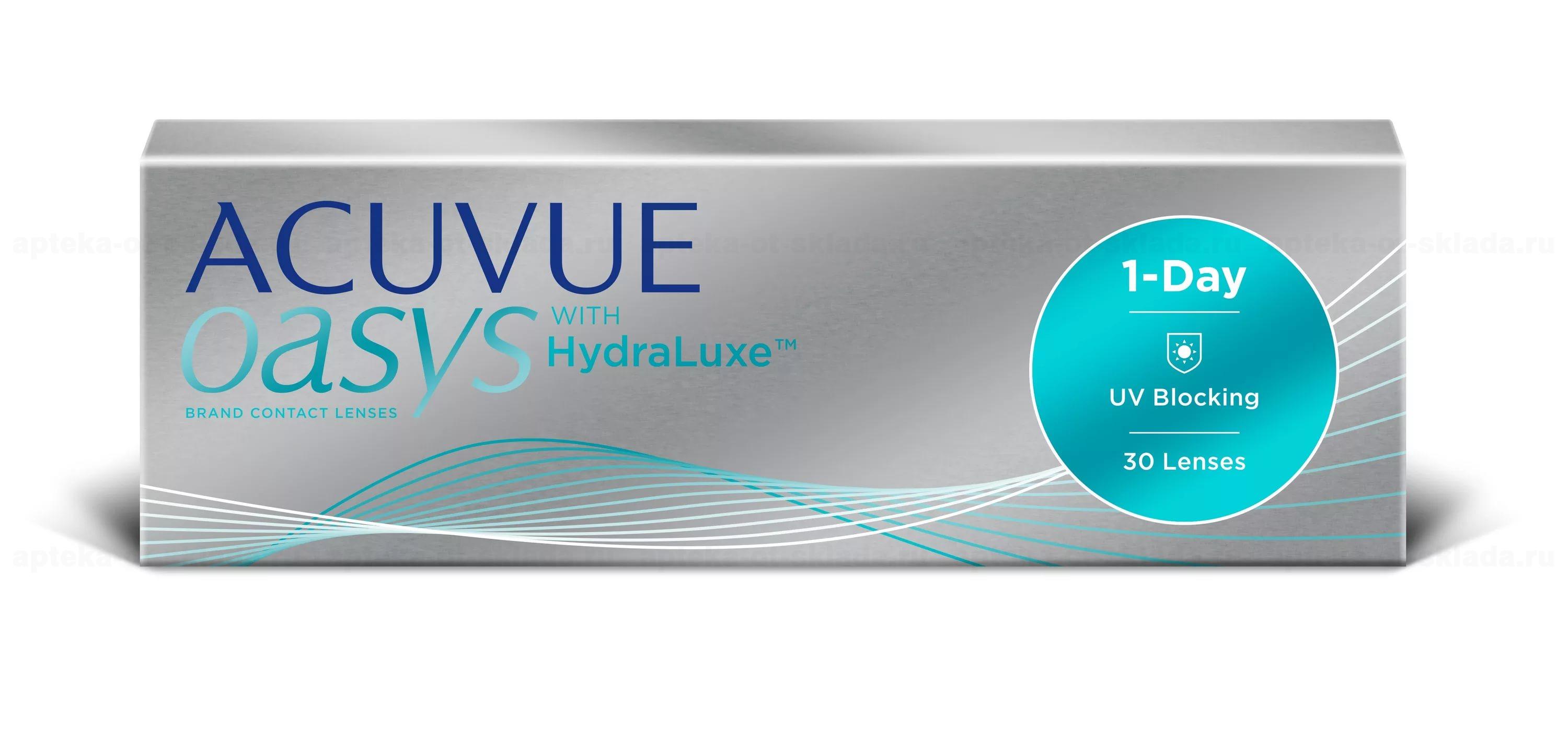 Линзы контактные 1 Day Acuvue OASYS with HydraLuxe 8.5/ -4.75 N 30
