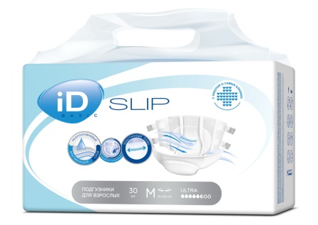 iD Slip basic ultra подгузники для взрослых размер L (100-160см) N 30